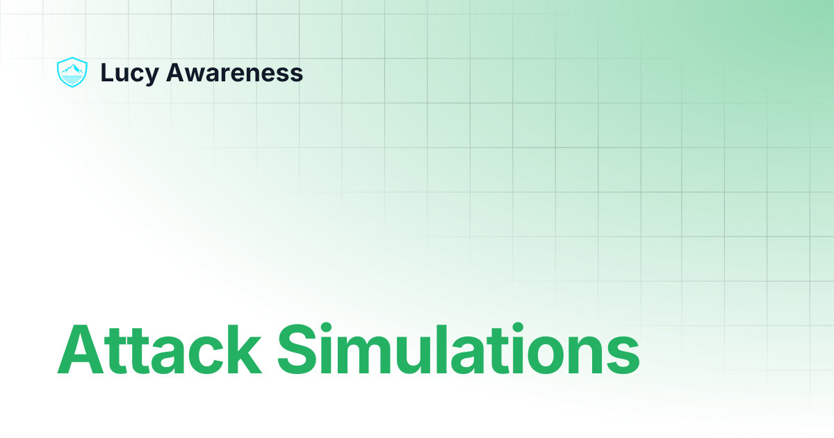 Attack simulations lucy awareness